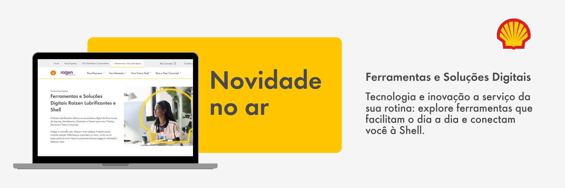 Novidade no ar: Ferramentas e Soluções Digitais