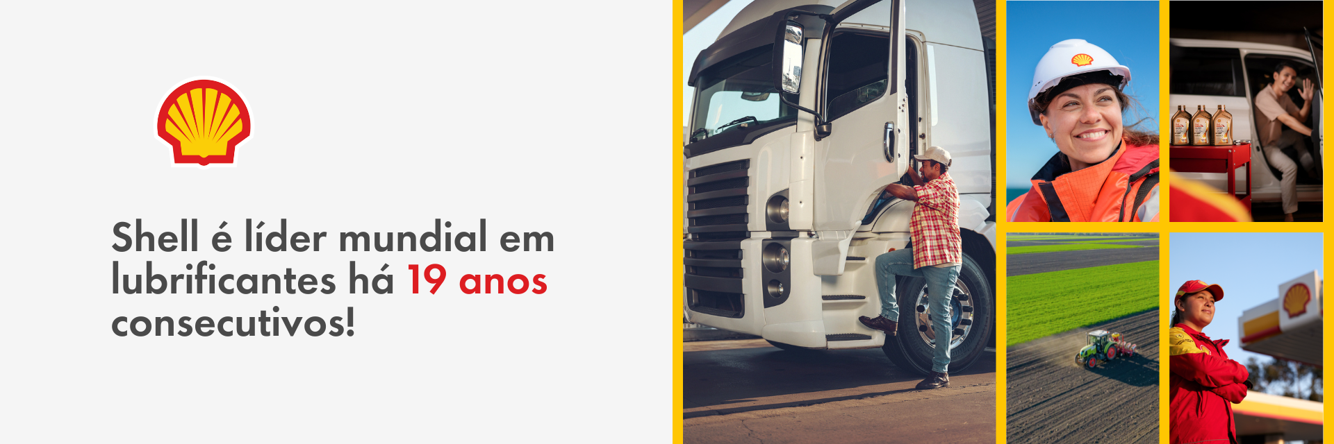 Shell é líder mundial em lubrificantes há 19 anos consecutivos!